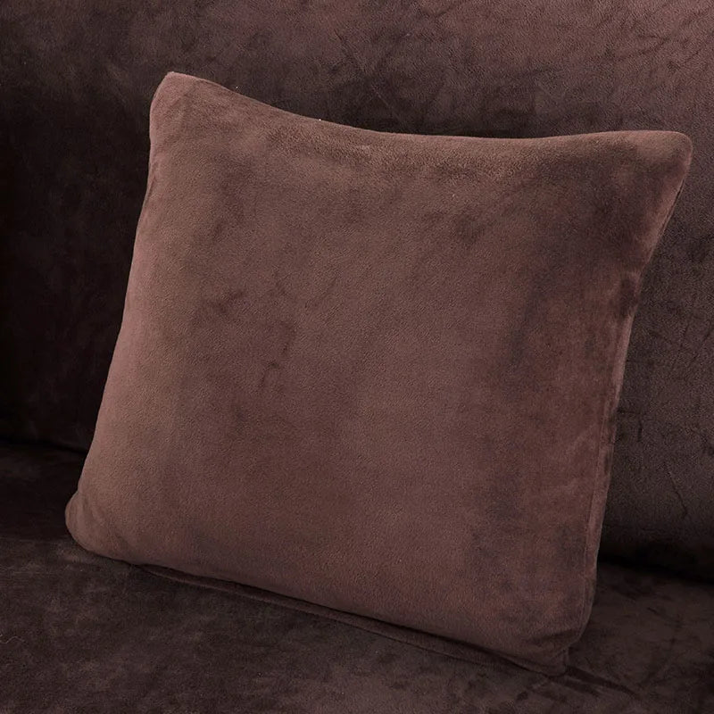 Bramble Plush Knit Cushion Cover - 45 x 45cm Cover Only / Brielle