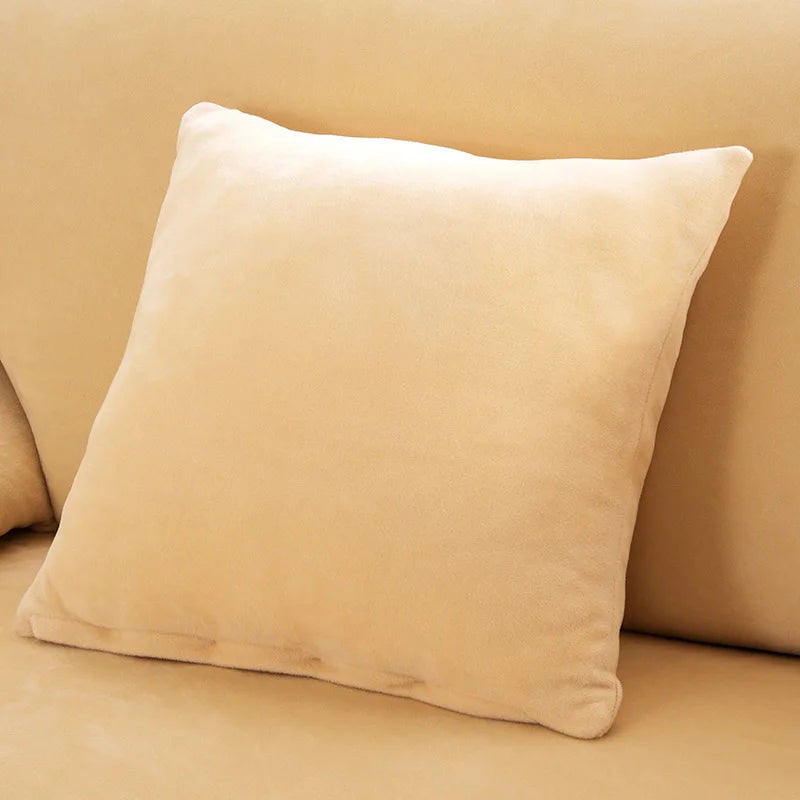 Bramble Plush Knit Cushion Cover - 45 x 45cm Cover Only / Celeste