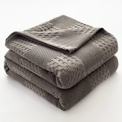 Bramley Cotton Check Throw - 100 x 150cm / Elowen