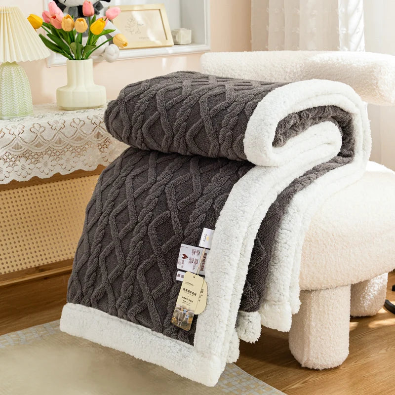 Brighton Faux Fur Throw - 100 x 150cm / Grey