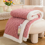 Brighton Faux Fur Throw - 100 x 150cm / Orange