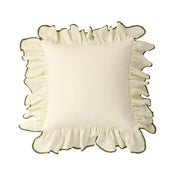 Bristol Cotton Ruffle Cushion Cover - Florin