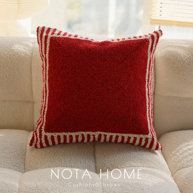 Bristol Soft-Touch Geometric Cushion Cover - 45 x 45cm Cover Only / Decora Highbury