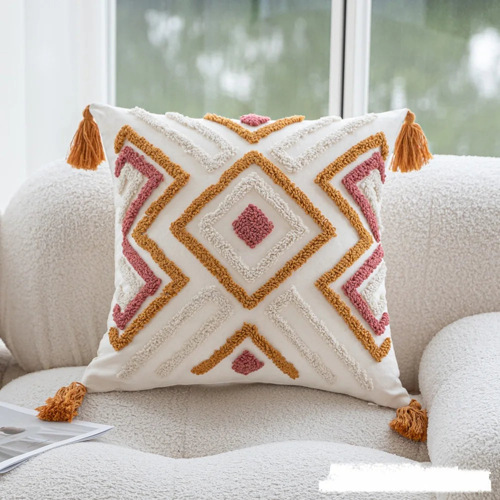 Bristol Soft-Touch Geometric Cushion Cover - 45 x 45cm Cover Only / Kendal Belle