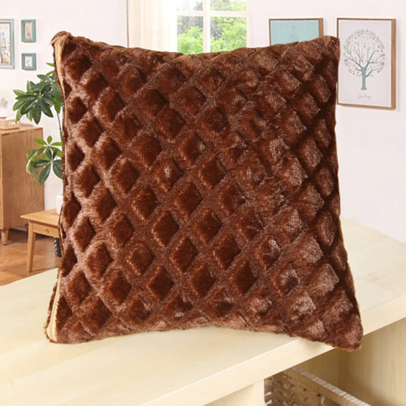 Brocade Chenille Jacquard Cushion Cover - Roselle Cavendish