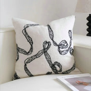 Broderie Chenille Cushion Cover - 30 x 50cm Cover Only / Breton Maison