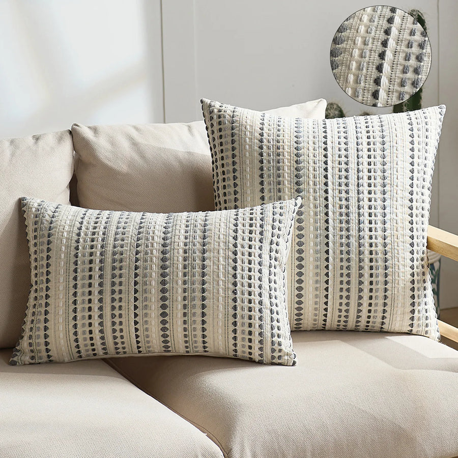 Cabana Chenille Jacquard Cushion Cover - 30 x 50cm / Roselle Atelier