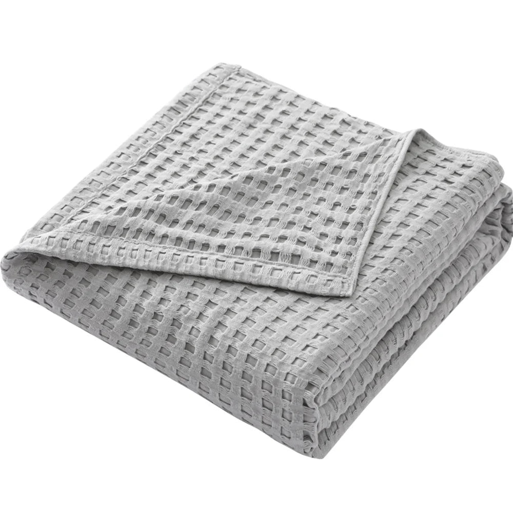Calico Cotton Knit Throw - 100 x 150cm / Meribel