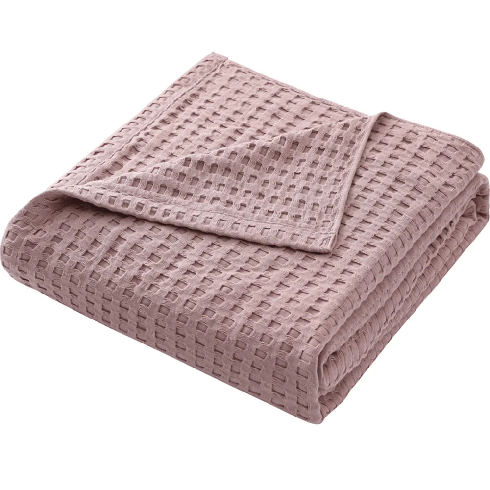 Calico Cotton Knit Throw - 100 x 150cm / Orlane