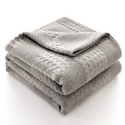 Camden Cotton Check Throw - 100 x 150cm / Nocturne Luxe