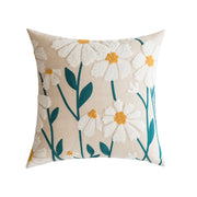 Camellia Chenille Botanical Cushion Cover - 45 x 45cm Cover Only / Atelier