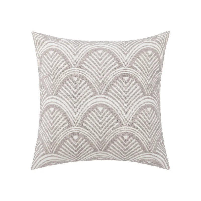 Camellia Chenille Botanical Cushion Cover - 45 x 45cm Cover Only / Aveline Luxe / 12000038591318341