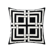 Camellia Chenille Botanical Cushion Cover - 45 x 45cm Cover Only / Elowen