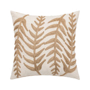 Camellia Chenille Botanical Cushion Cover - 45 x 45cm Cover Only / Tivoli