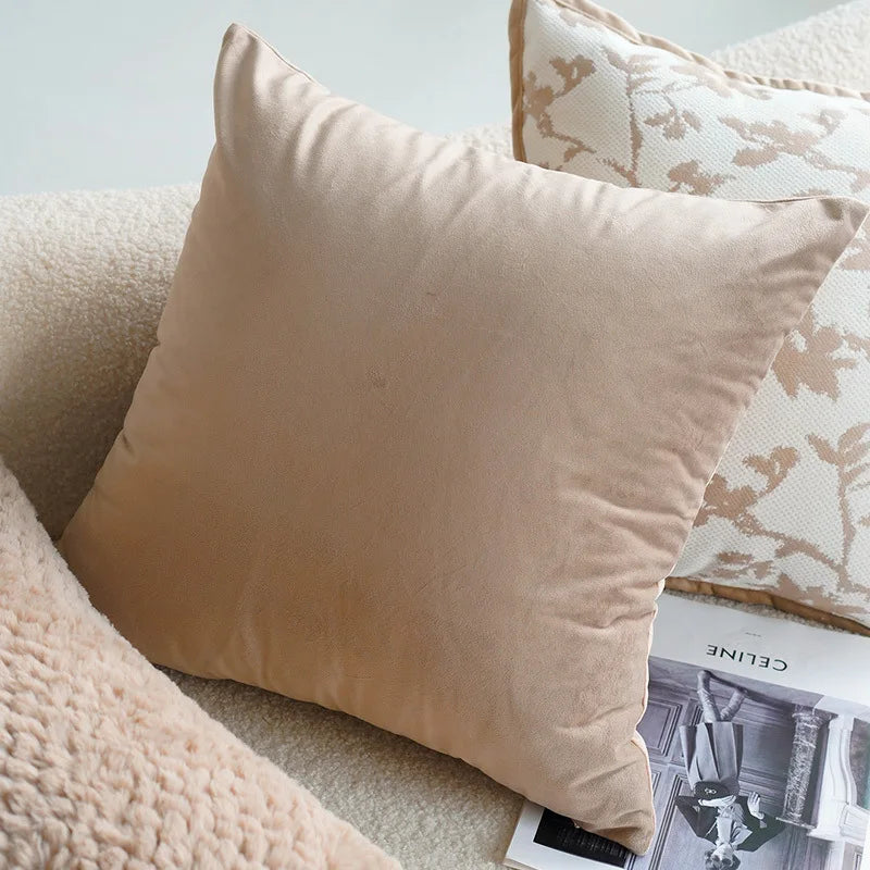 Carrara Chenille Jacquard Cushion Cover - Ashby Ciel / 45 x 45cm Cover Only