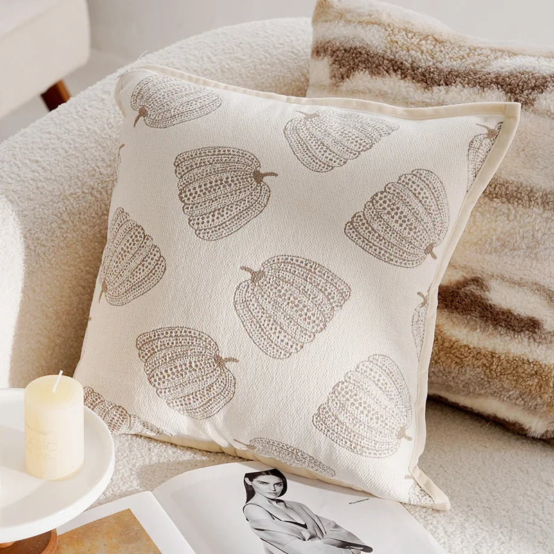Carrara Chenille Jacquard Cushion Cover - Ashby Luxe / 45 x 45cm Cover Only