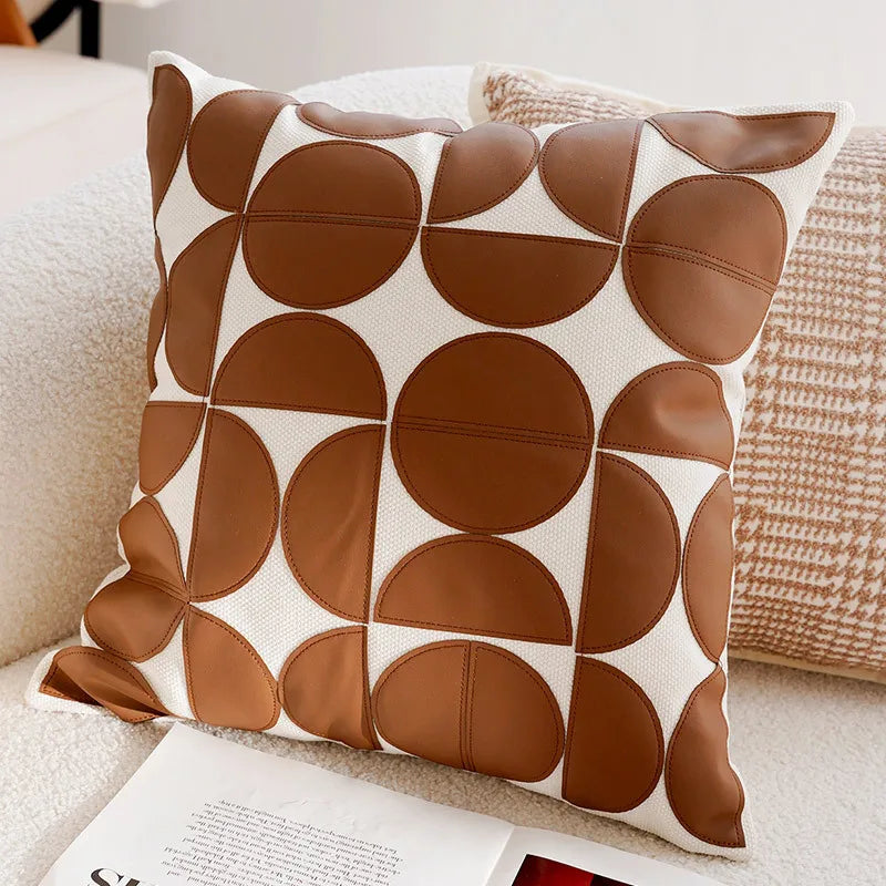 Carrara Chenille Jacquard Cushion Cover - Asti Caldera / 45 x 45cm Cover Only