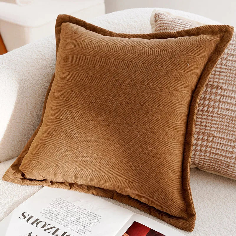 Carrara Chenille Jacquard Cushion Cover - Atrium Maison / 45 x 45cm Cover Only