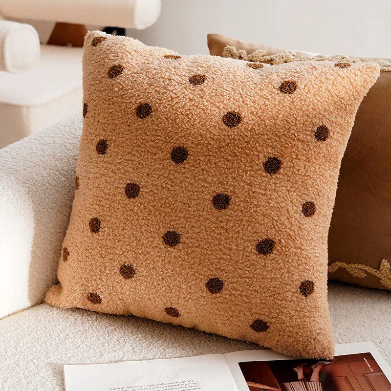 Carrara Chenille Jacquard Cushion Cover - Harlow Aster / 45 x 45cm Cover Only