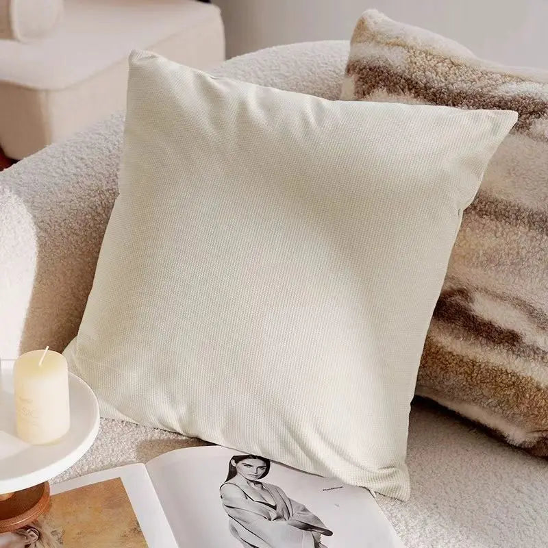 Carrara Chenille Jacquard Cushion Cover - Harlow Orsay / 45 x 45cm Cover Only