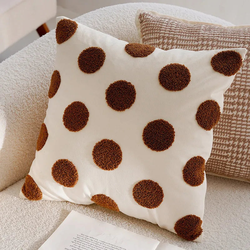 Carrara Chenille Jacquard Cushion Cover - Kensington Somerset / 45 x 45cm Cover Only