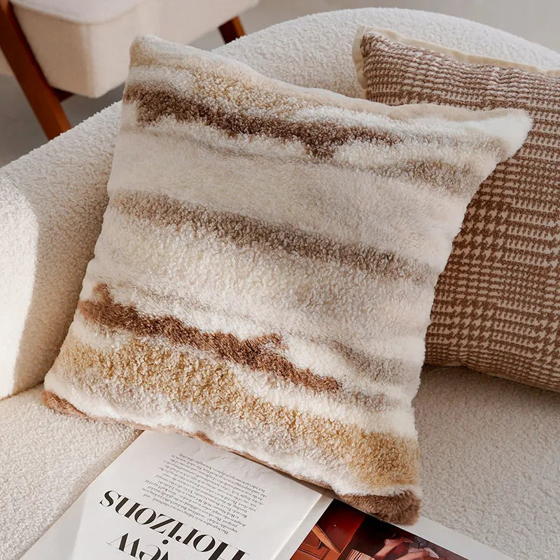 Carrara Chenille Jacquard Cushion Cover - Orlane Somerset / 45 x 45cm Cover Only