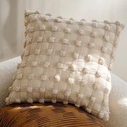 Carrara Chenille Jacquard Cushion Cover - Roselle Vale