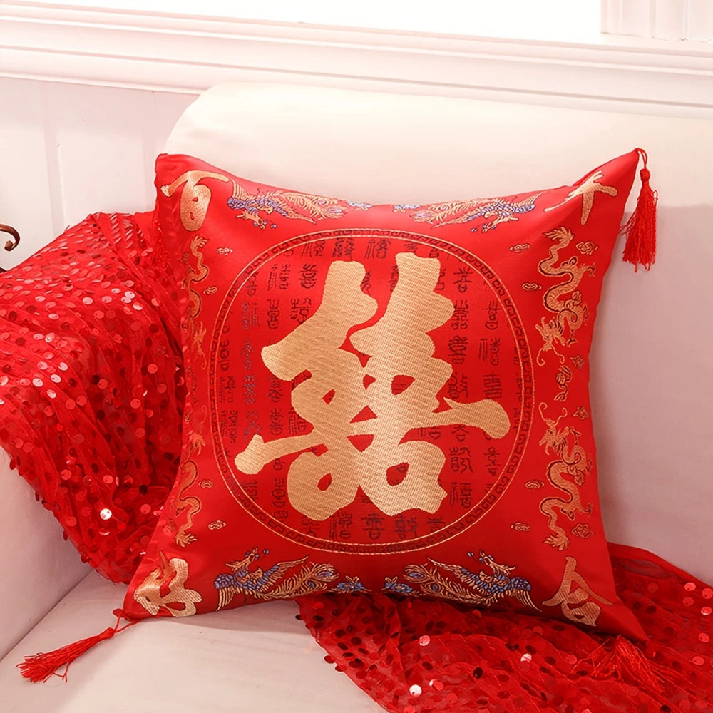 Celeste Chenille Embroidered Cushion Cover - 43 x 43cm Cover Only / Isola