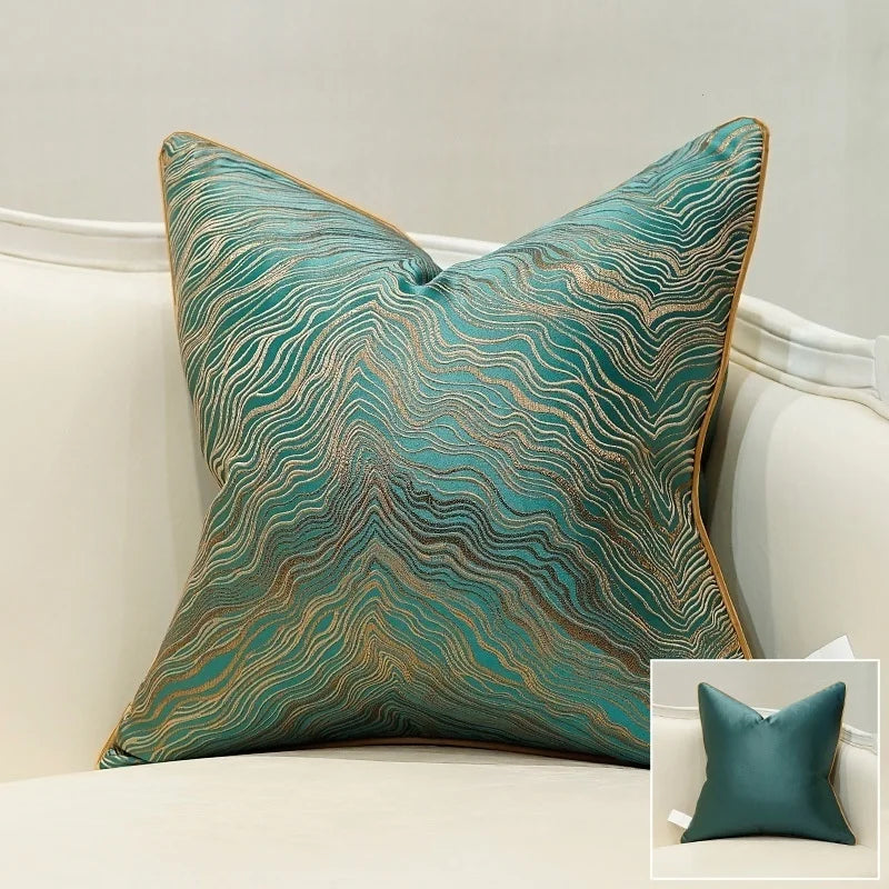 Celeste Chenille Embroidered Cushion Cover - 45 x 45cm Cover Only / Laurel Belle