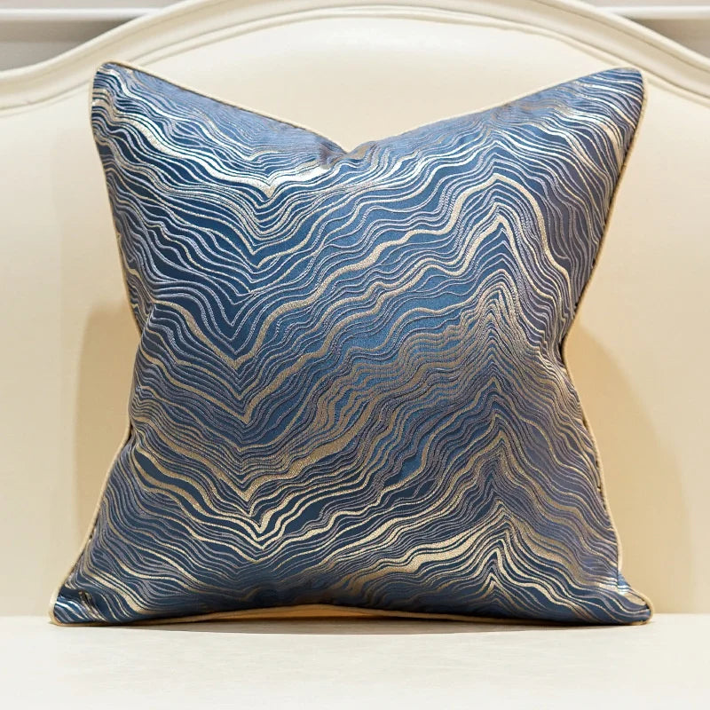Celeste Chenille Embroidered Cushion Cover - 45 x 45cm Cover Only / Petalia Maison