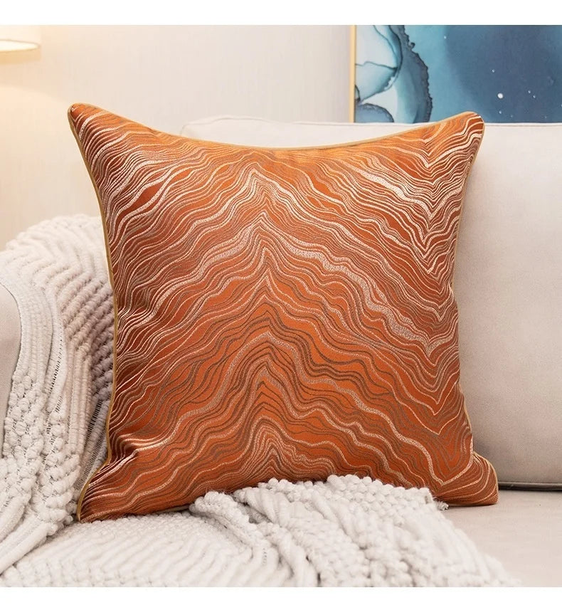 Celeste Chenille Embroidered Cushion Cover - 45 x 45cm Cover Only / Valette Orsay