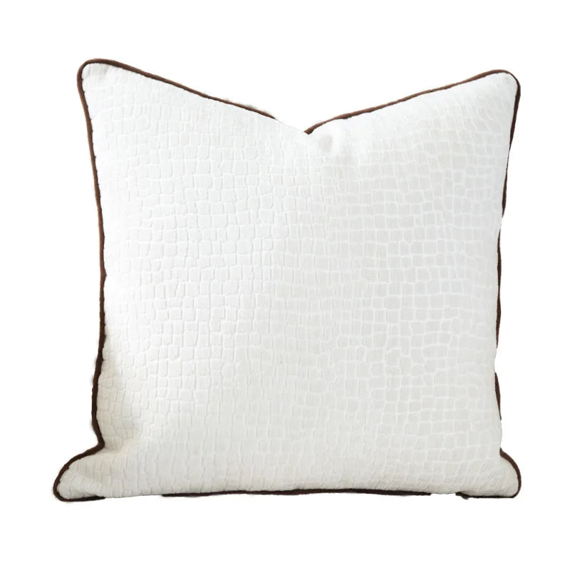 Clover Chenille Jacquard Cushion Cover - Atrium Rive
