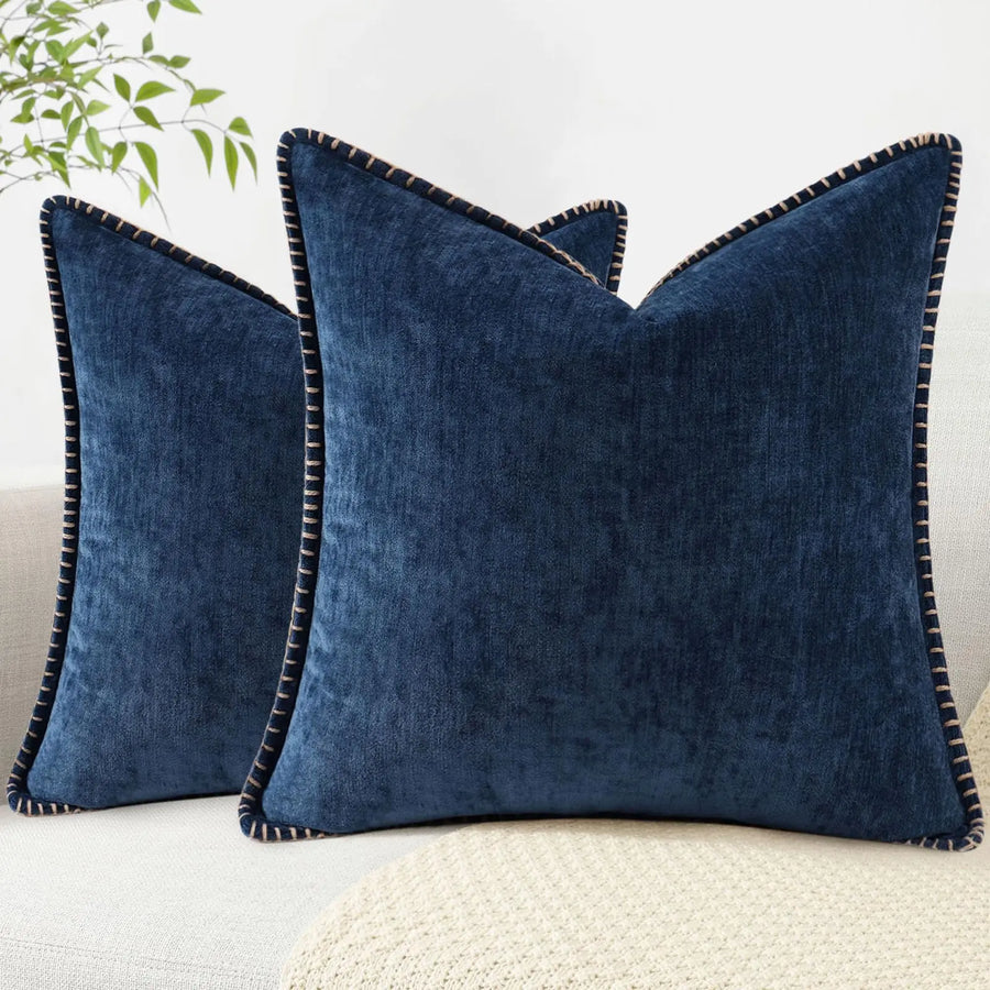 Como Chenille Jacquard Cushion Cover - 30 x 50cm Cover Only / Asti