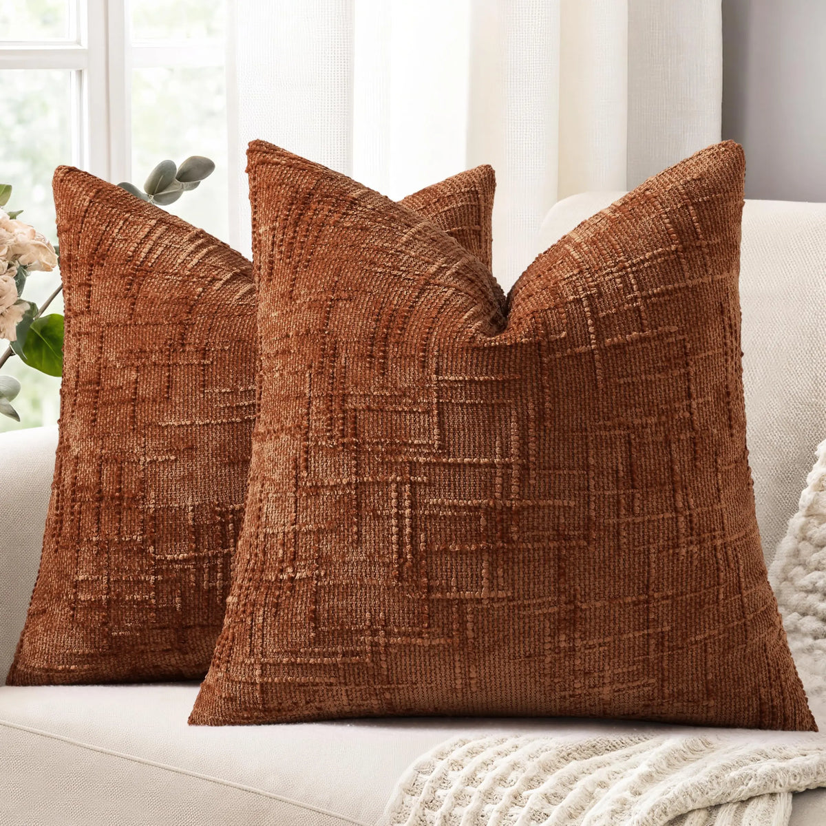 Como Chenille Jacquard Cushion Cover - 30 x 50cm Cover Only / Bellora Cavendish