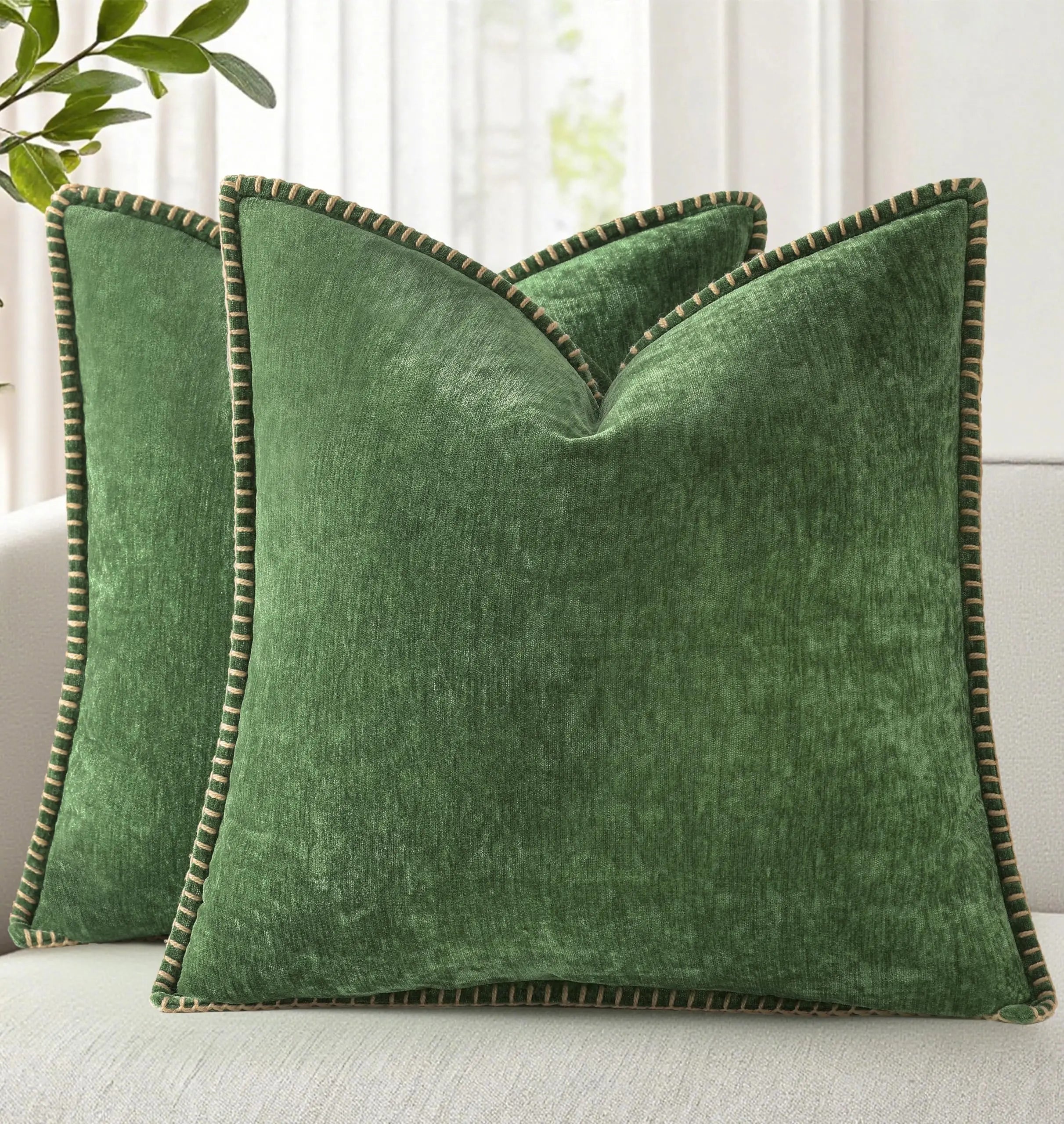 Como Chenille Jacquard Cushion Cover - 30 x 50cm Cover Only / Cortina