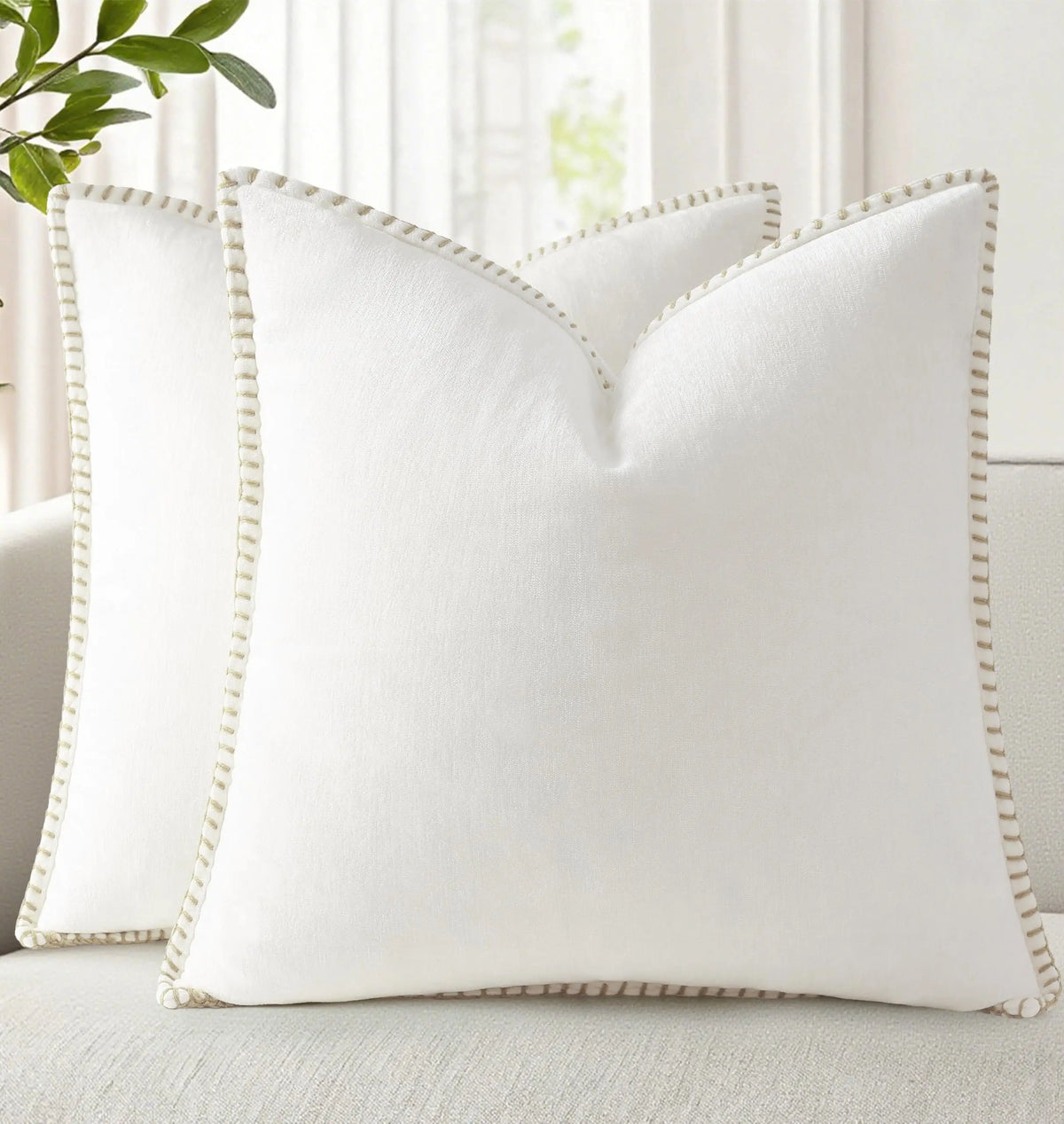 Como Chenille Jacquard Cushion Cover - 30 x 50cm Cover Only / Ferrara