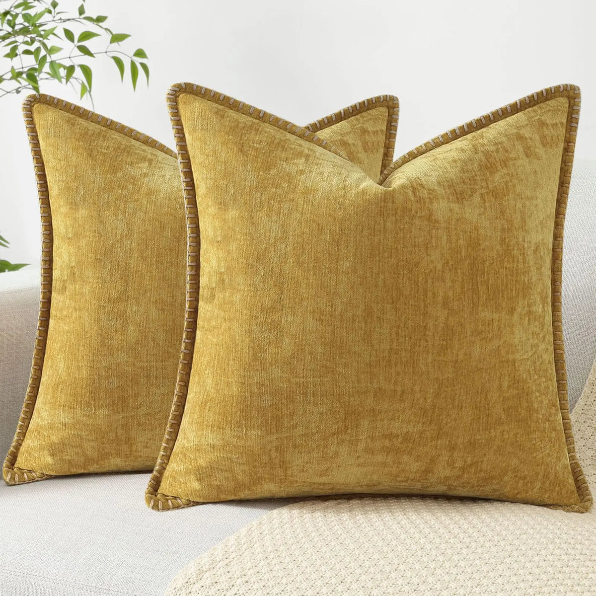 Como Chenille Jacquard Cushion Cover - 30 x 50cm Cover Only / Mantua