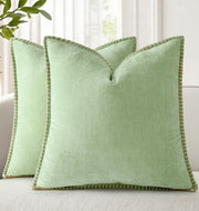 Como Chenille Jacquard Cushion Cover - 30 x 50cm Cover Only / Pavia