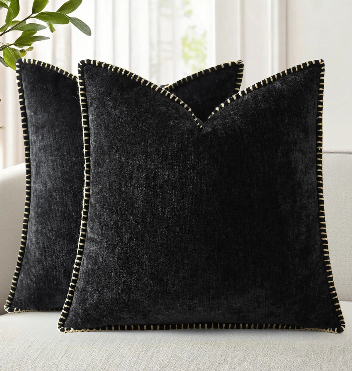 Como Chenille Jacquard Cushion Cover - 30 x 50cm Cover Only / Sorrento