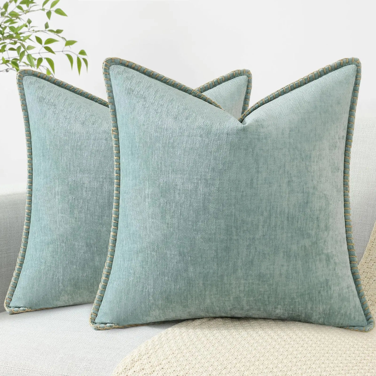 Como Chenille Jacquard Cushion Cover - 30 x 50cm Cover Only / Varenna
