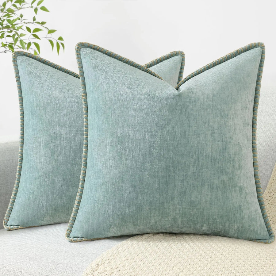Como Chenille Jacquard Cushion Cover - 30 x 50cm Cover Only / Varenna