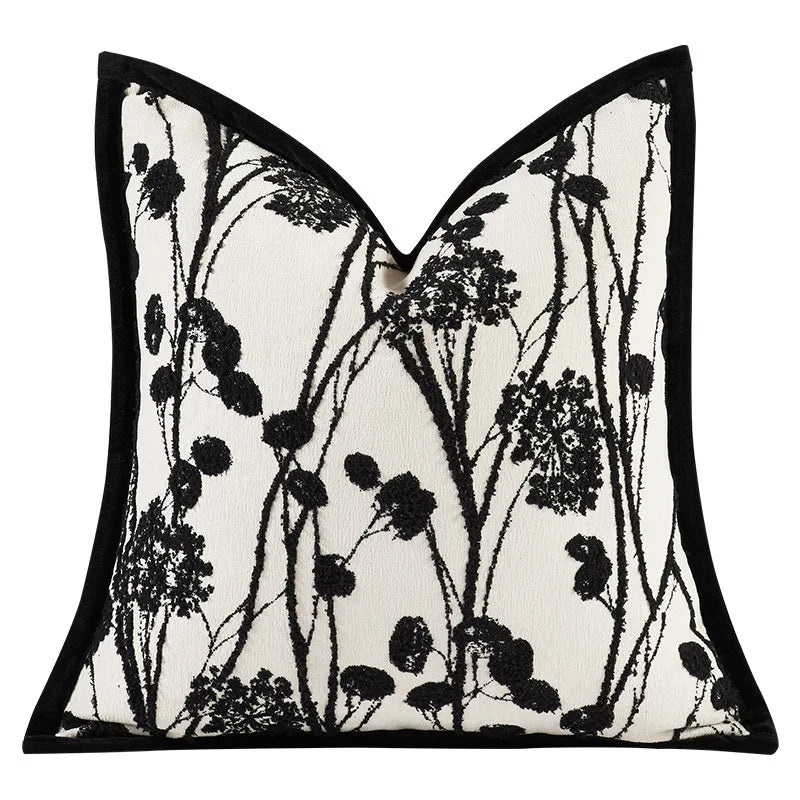 Cortina Chenille Jacquard Cushion Cover - 30 x 50cm Cover Only / Petalia Pavilion
