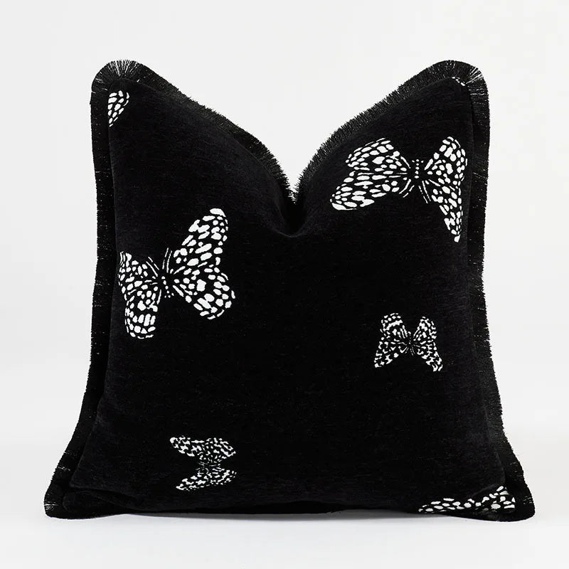 Cortina Chenille Jacquard Cushion Cover - 30 x 50cm Cover Only / Varcion Pavilion