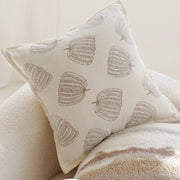Cortina Chenille Jacquard Cushion Cover - 45 x 45cm Cover Only / Serevain Ciel