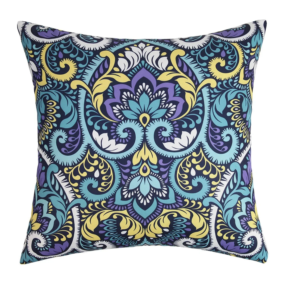 Deco Soft-Touch Geometric Cushion Cover - 45 x 45cm Cover Only / Aurelle Luxe