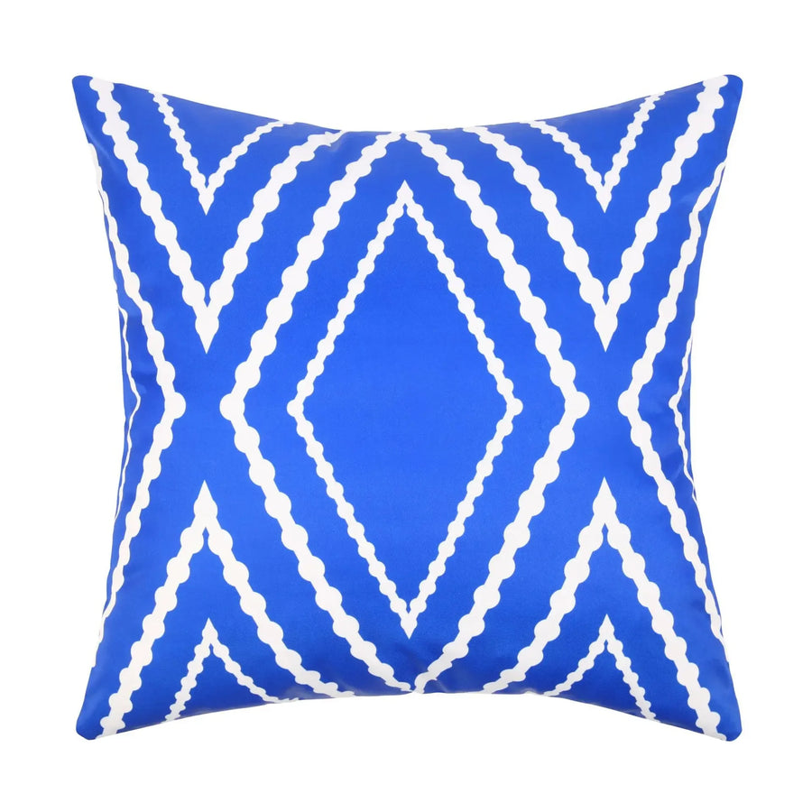 Deco Soft-Touch Geometric Cushion Cover - 45 x 45cm Cover Only / Belgravia Eden