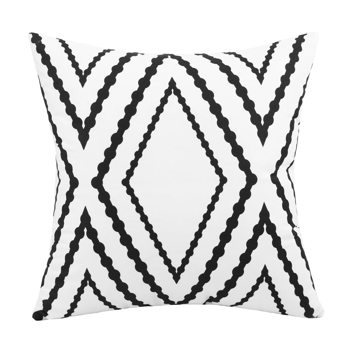 Deco Soft-Touch Geometric Cushion Cover - 45 x 45cm Cover Only / Laurel Somerset