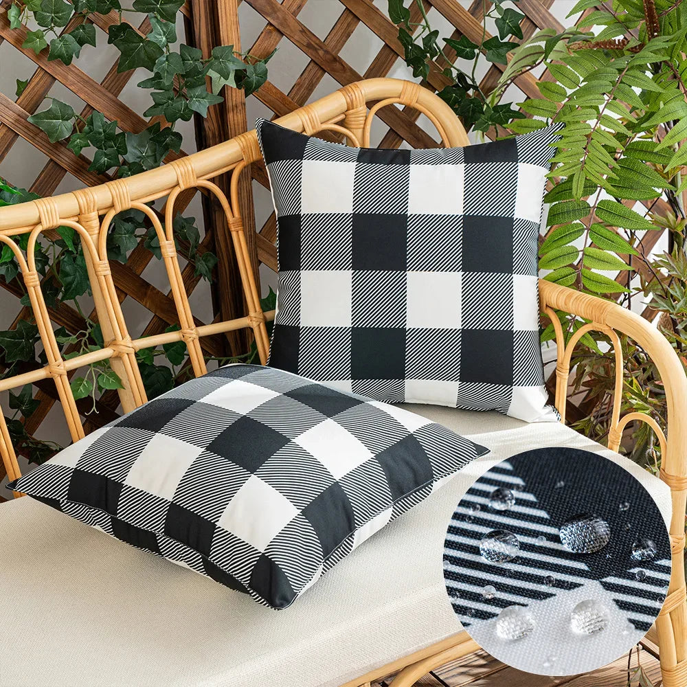 Deco Soft-Touch Geometric Cushion Cover - 45 x 45cm Cover Only / Mayfair Westbourne