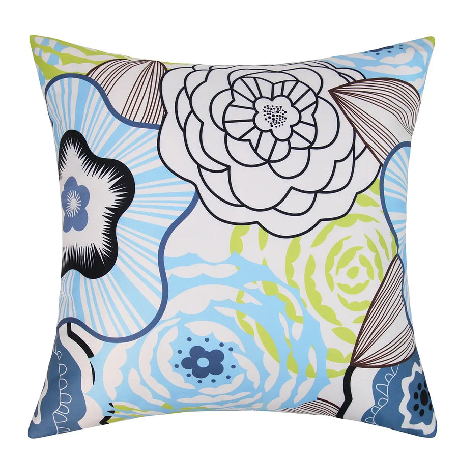 Deco Soft-Touch Geometric Cushion Cover - 45 x 45cm Cover Only / Varcion Auburn