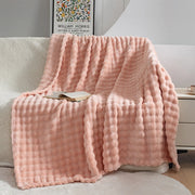 Eider Faux Fur Throw - 100 x 150cm / Pink